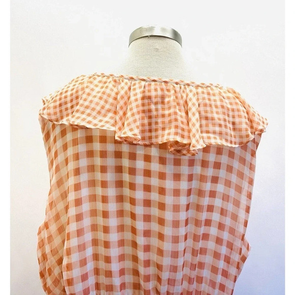 NWT LAUREN CONRAD Women Sleeveless Pullover V-Neck Lined Dress Plus Size 4X - Picture 9 of 14